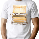 Write Drunk Edit Sober T-Shirt - Retro Graphic Tee for Men & Women - White