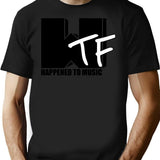 Wtf Happened To Music Solid T-Shirt - Retro Graphic Tee for Men & Women - Black