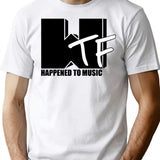 Wtf Happened To Music Solid T-Shirt - Retro Graphic Tee for Men & Women - White