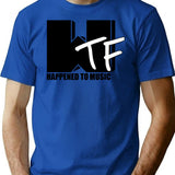 Wtf Happened To Music Solid T-Shirt - Retro Graphic Tee for Men & Women - Blue
