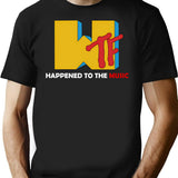 Wtf Happened To The Music (1) T-Shirt - Black