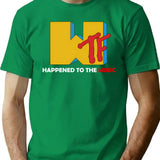 Wtf Happened To The Music (1) T-Shirt - Green