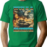 Wtf Is A Kilometer (1) T-Shirt - Retro Graphic Tee for Men & Women - Green