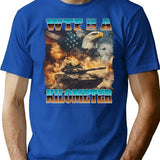 Wtf Is A Kilometer (1) T-Shirt - Retro Graphic Tee for Men & Women - Blue