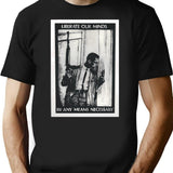 X - Gun In Window Cover T-Shirt - Black