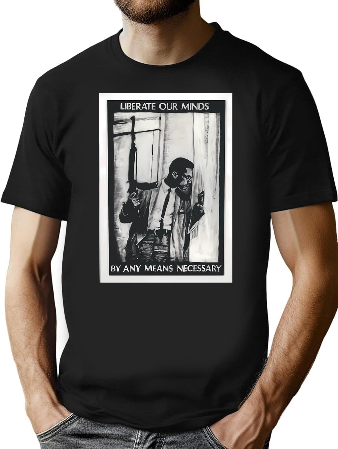 X - Gun In Window Cover T-Shirt - Black
