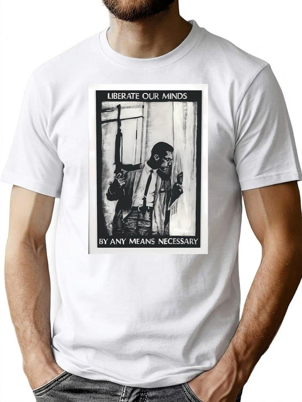 X - Gun In Window Cover T-Shirt - White