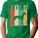 Xolo Xoloitzcuintle Mexican Hairless Dog Vintage Retro Style T-Shirt - Green