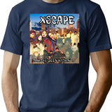 Xscape- Always Been Kickin It T-Shirt - Retro Graphic Tee for Men & Women - Navy