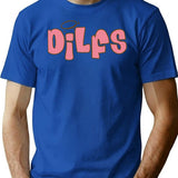 Y2k Dilfs T-Shirt - Retro Graphic Tee for Men & Women - Blue