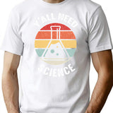 Y'all Need Science Chemistry Biology Physics For Student Teacher T-Shirt - White