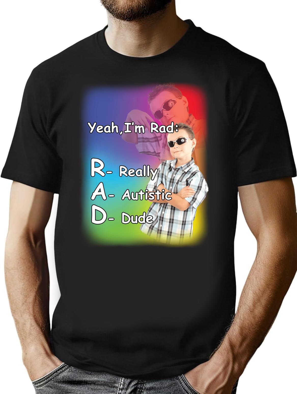 Yeah I'm Rad T-shirt Version 2 (1) - Black