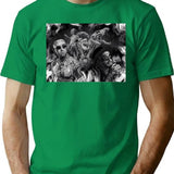 Yelawolf X Caskey T-Shirt - Retro Graphic Tee for Men & Women - Green