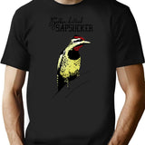 Yellow Bellied Sapsucker Insult T-Shirt - Retro Graphic Tee for Men & Women - Black