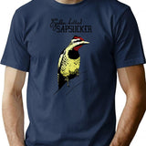 Yellow Bellied Sapsucker Insult T-Shirt - Retro Graphic Tee for Men & Women - Navy