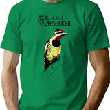 Yellow Bellied Sapsucker Insult T-Shirt - Retro Graphic Tee for Men & Women - Green