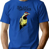 Yellow Bellied Sapsucker Insult T-Shirt - Retro Graphic Tee for Men & Women - Blue