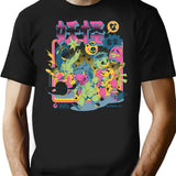 Ykai Band T-Shirt - Retro Graphic Tee for Men & Women - Black