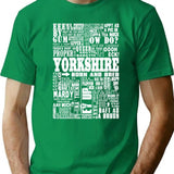 Yorkshire Sayings T-Shirt - Retro Graphic Tee for Men & Women - Green