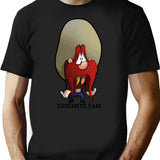 Yosemite Sam Logo T-Shirt - Retro Graphic Tee for Men & Women - Black