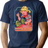 You Can Learn Sewing T-Shirt - Retro Graphic Tee for Men & Women - Navy
