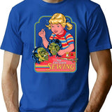 You Can Learn Sewing T-Shirt - Retro Graphic Tee for Men & Women - Blue