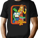 You Complete Me T-Shirt - Retro Graphic Tee for Men & Women - Black