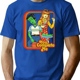 You Complete Me T-Shirt - Retro Graphic Tee for Men & Women - Blue