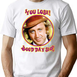 You Lose Good Day Sir T-Shirt - Retro Graphic Tee for Men & Women - White