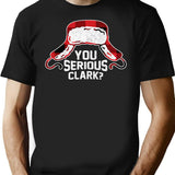 You Serious Clark - Vintage Design T-Shirt - Black