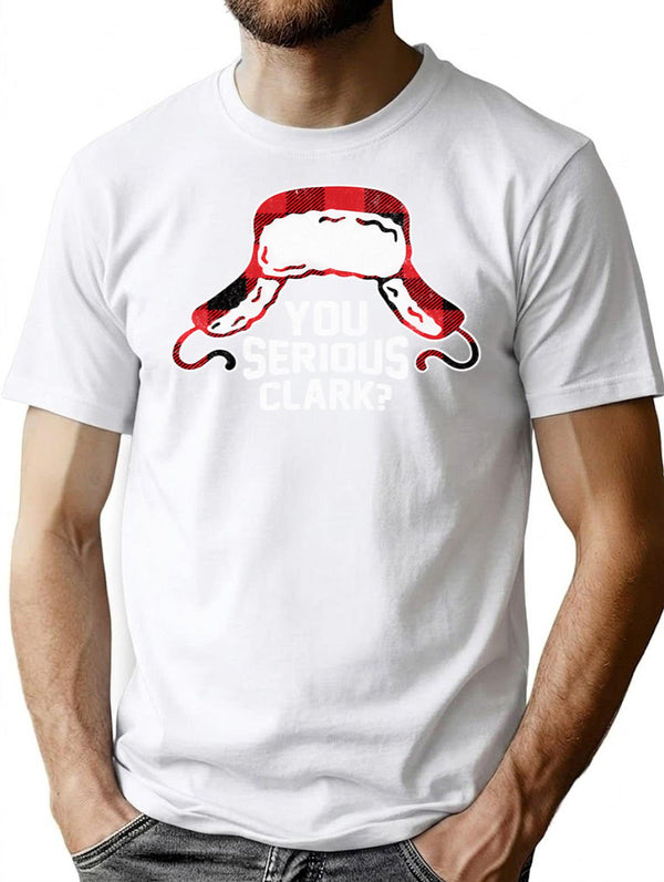You Serious Clark - Vintage Design T-Shirt - White