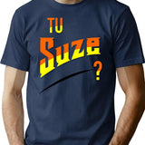 You Suze T-Shirt - Retro Graphic Tee for Men & Women - Navy