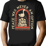Your Goose Is Cooked T-Shirt - Retro Graphic Tee for Men & Women - Black