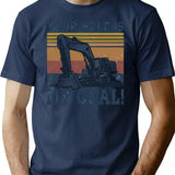 Your Hole Is My Goal Vintage T-Shirt - Navy