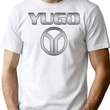 Yugo T-Shirt - Retro Graphic Tee for Men & Women - White
