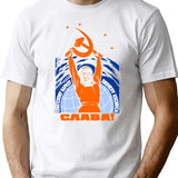 Yuri Gagarin Soviet Space Propaganda Poster T-Shirt - White