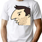 Zach Hadel Psychicpebbles T-Shirt - Retro Graphic Tee for Men & Women - White
