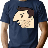 Zach Hadel Psychicpebbles T-Shirt - Retro Graphic Tee for Men & Women - Navy