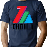Zemina Bootleg Graphic T-Shirt - Navy