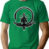 Zenomorph T-Shirt - Retro Graphic Tee for Men & Women - Green