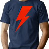 Ziggy's Flash Sign T-Shirt - Retro Graphic Tee for Men & Women - Navy