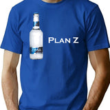 Zima T-Shirt - Retro Graphic Tee for Men & Women - Blue