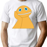 Zippy Illustration T-Shirt - Retro Graphic Tee for Men & Women - White