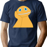Zippy Illustration T-Shirt - Retro Graphic Tee for Men & Women - Navy