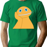 Zippy Illustration T-Shirt - Retro Graphic Tee for Men & Women - Green
