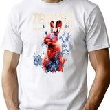 Zodiac Rabbit Bootleg Graphic T-Shirt - White