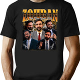 Zohran For New York City T-Shirt - Retro Graphic Tee for Men & Women - Black