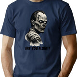Zombie - Are You Alone T-Shirt - Retro Graphic Tee for Men & Women - Navy