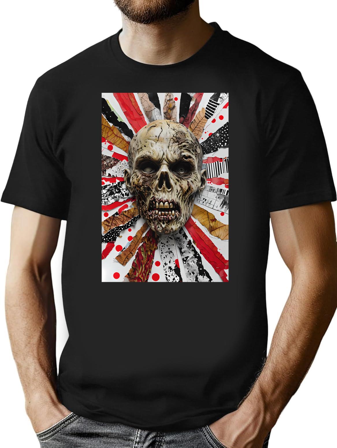 Zombie Collage - Undead Collage (1) T-Shirt - Black