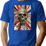 Zombie Collage - Undead Collage (1) T-Shirt - Blue